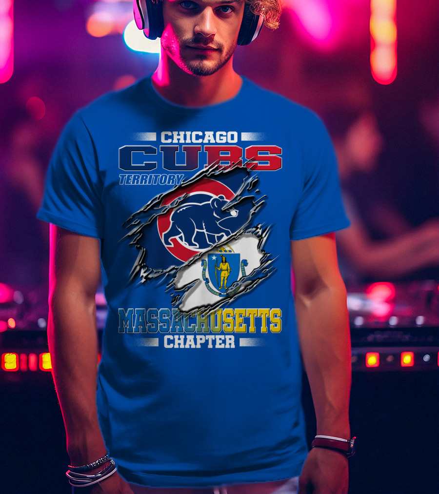 Chicago Cubs Territory Massachusetts Chapter T-Shirt