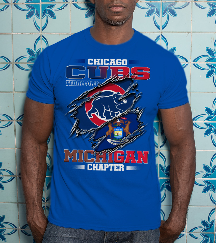 Chicago Cubs Territory Michigan Chapter T-Shirt