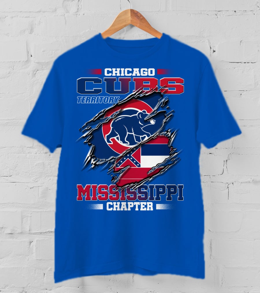 Chicago Cubs Territory Mississippi Chapter T-Shirt