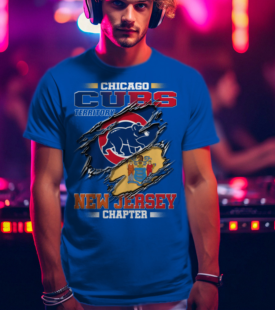 Chicago Cubs Territory New Jersey Chapter T-Shirt
