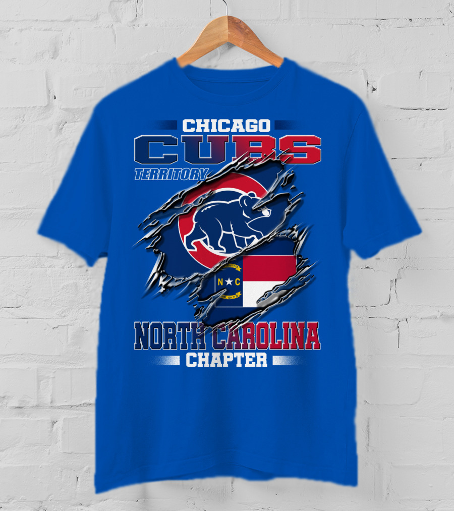 Chicago Cubs Territory North Carolina Chapter T-Shirt