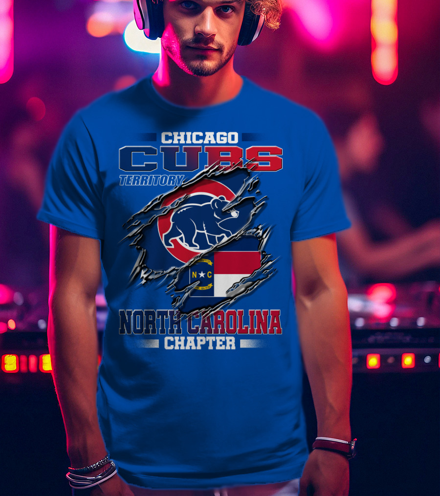 Chicago Cubs Territory North Carolina Chapter T-Shirt