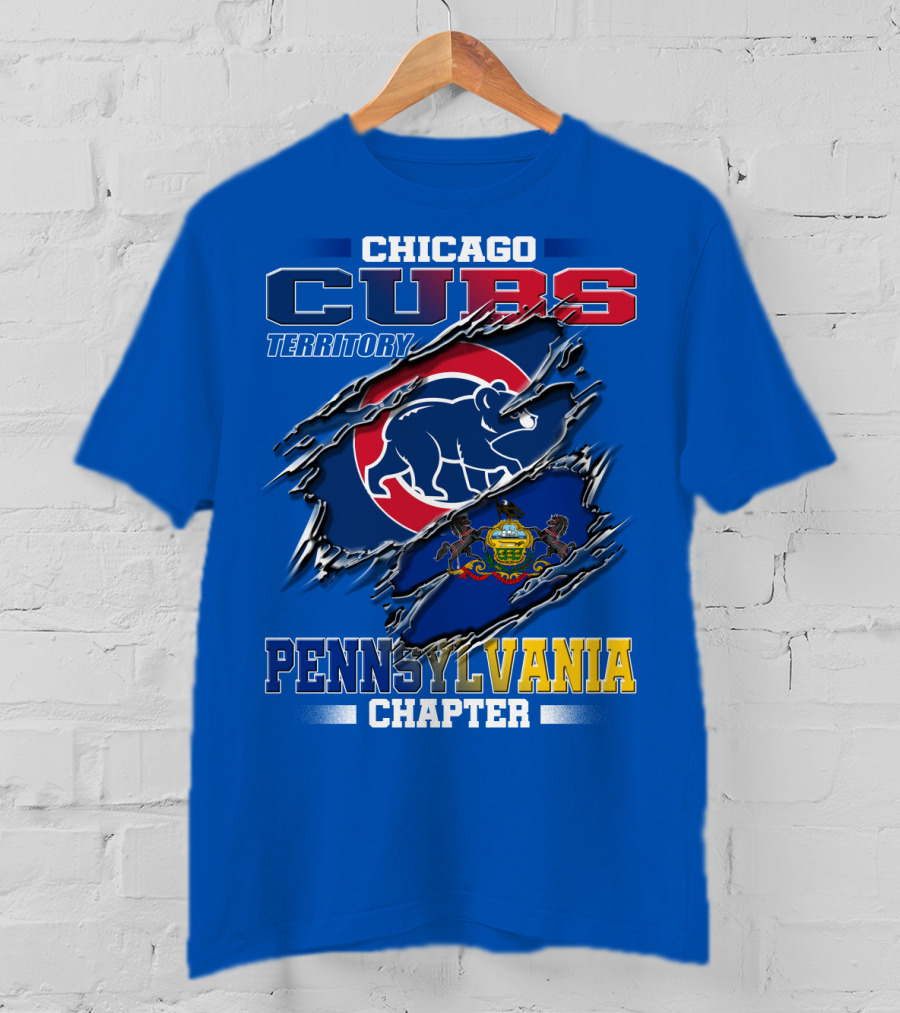 Chicago Cubs Territory Pennsylvania Chapter T-Shirt