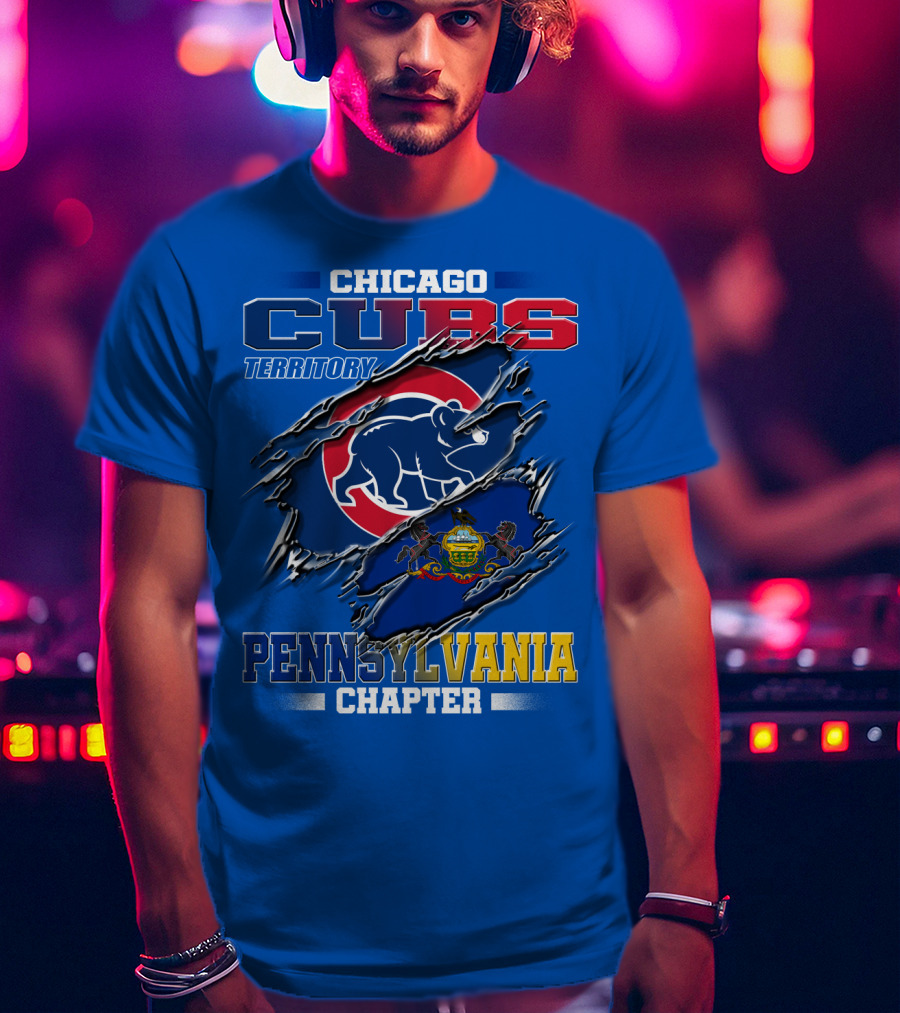 Chicago Cubs Territory Pennsylvania Chapter T-Shirt