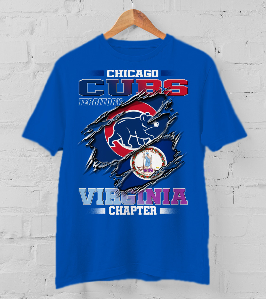 Chicago Cubs Territory Virginia Chapter T-Shirt
