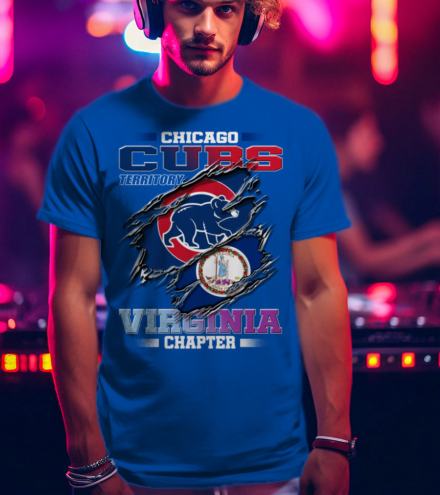 Chicago Cubs Territory Virginia Chapter T-Shirt