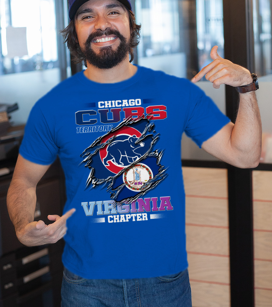 Chicago Cubs Territory Virginia Chapter T-Shirt
