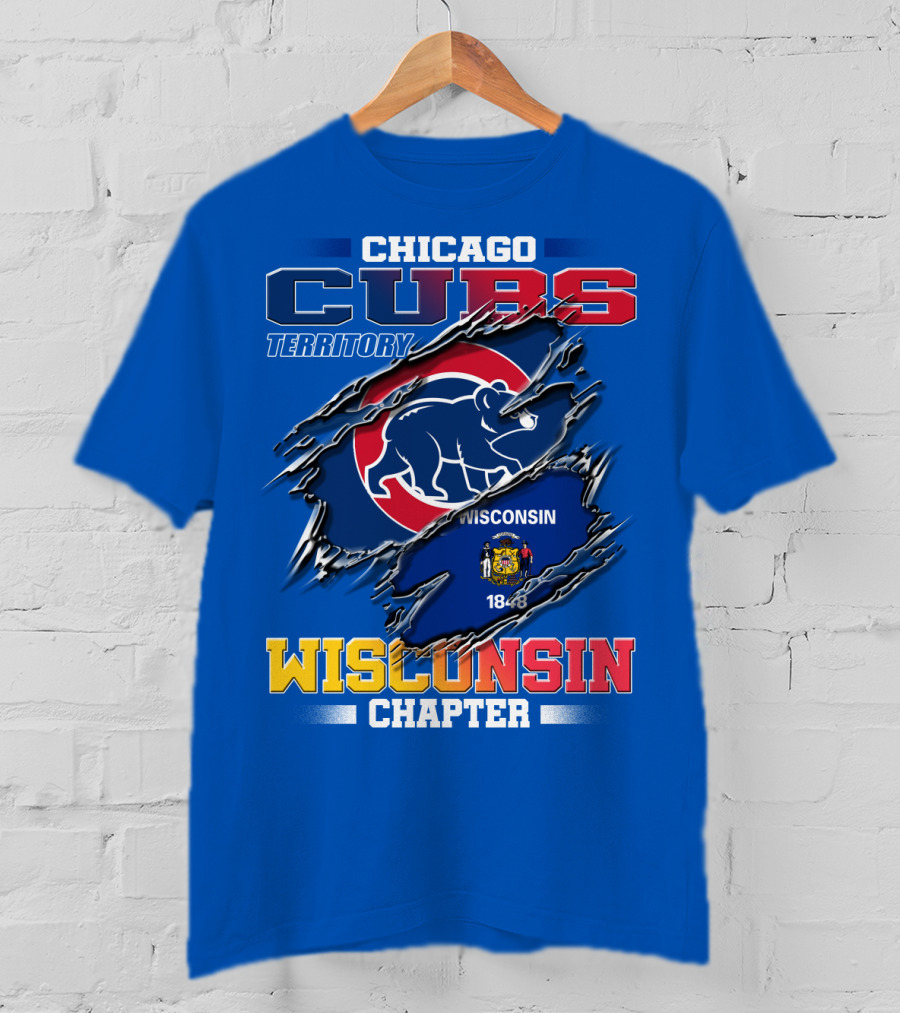 Chicago Cubs Territory Wisconsin Chapter T-Shirt
