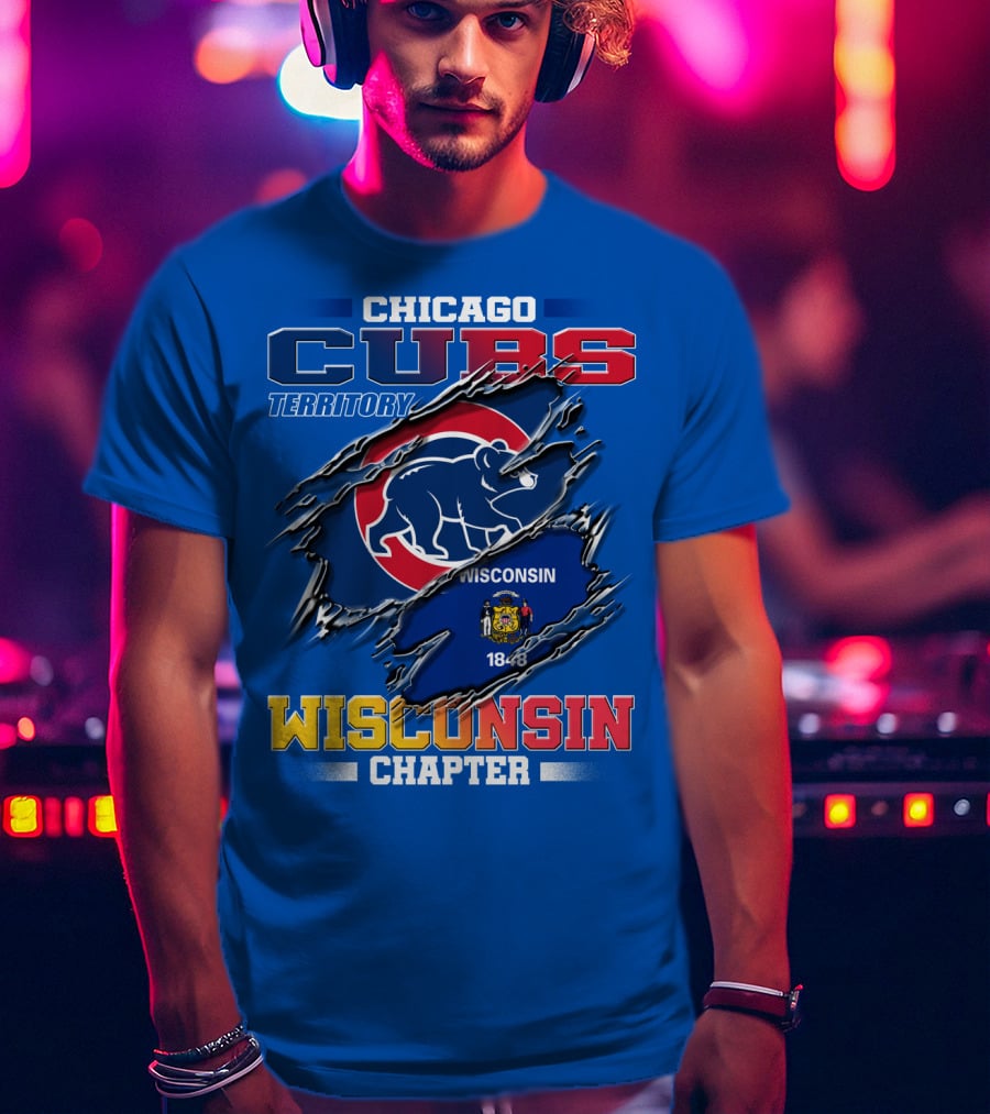 Chicago Cubs Territory Wisconsin Chapter T-Shirt