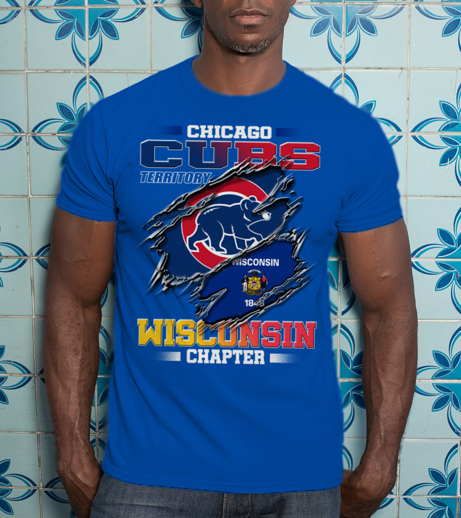Chicago Cubs Territory Wisconsin Chapter T-Shirt