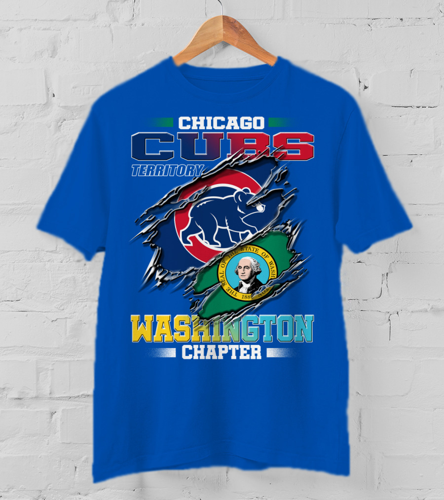 Chicago Cubs Territory Washington Chapter T-Shirt