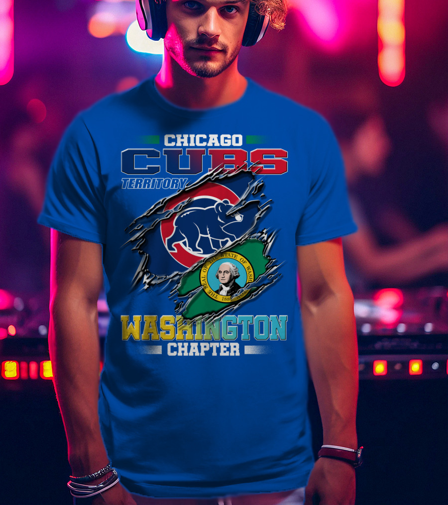 Chicago Cubs Territory Washington Chapter T-Shirt