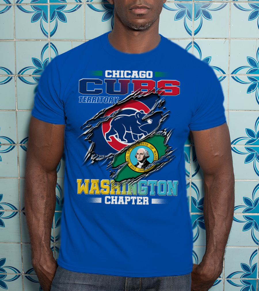 Chicago Cubs Territory Washington Chapter T-Shirt