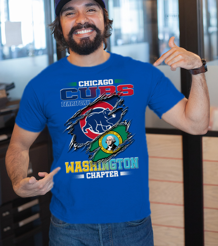 Chicago Cubs Territory Washington Chapter T-Shirt