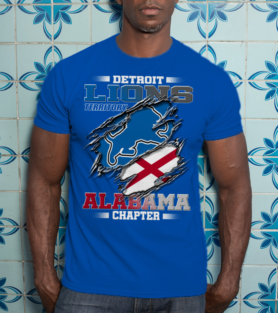 Detroit Lions Territory Alabama Chapter T-Shirt