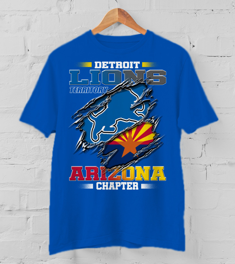 Detroit Lions Territory Arizona Chapter T-Shirt