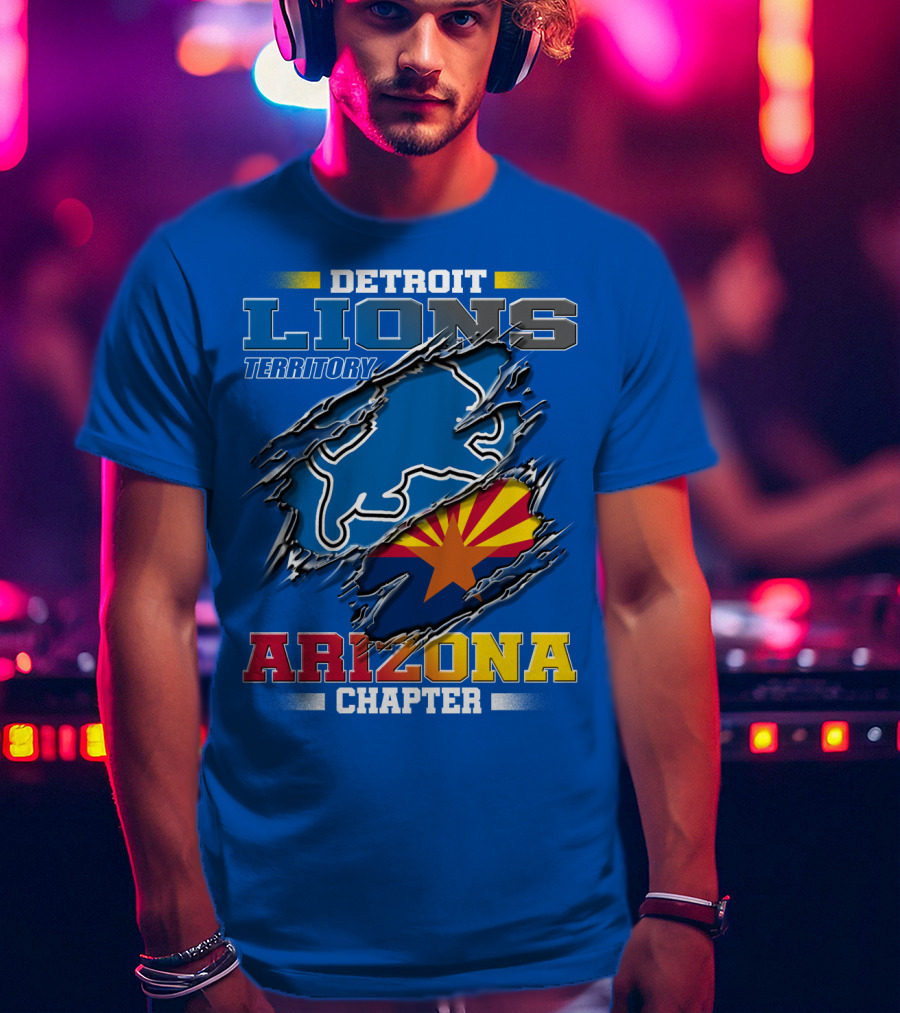 Detroit Lions Territory Arizona Chapter T-Shirt