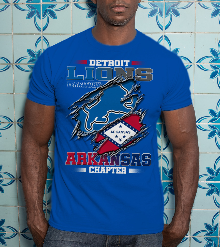 Detroit Lions Territory Arkansas Chapter T-Shirt
