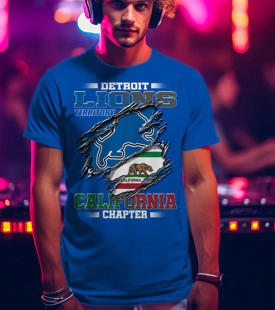 Detroit Lions Territory California Chapter T-Shirt