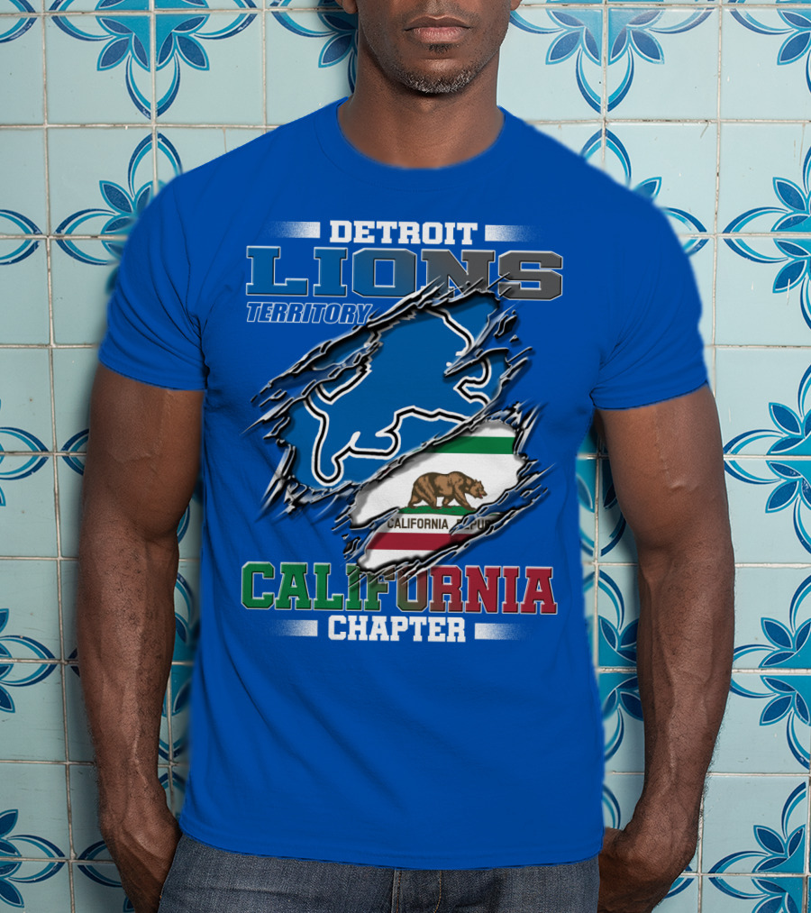 Detroit Lions Territory California Chapter T-Shirt