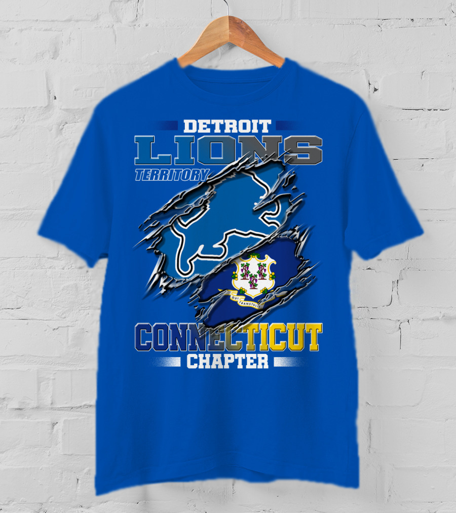 Detroit Lions Territory Connecticut Chapter T-Shirt