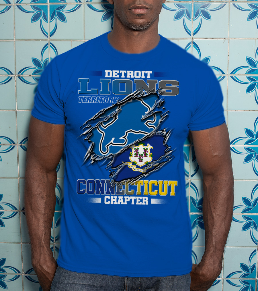 Detroit Lions Territory Connecticut Chapter T-Shirt