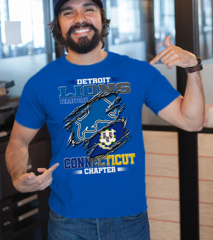 Detroit Lions Territory Connecticut Chapter T-Shirt