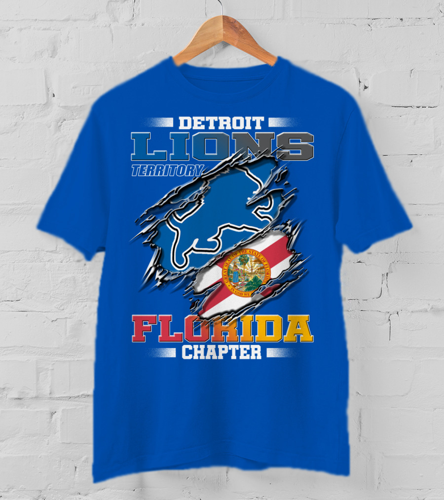 Detroit Lions Territory Florida Chapter T-Shirt