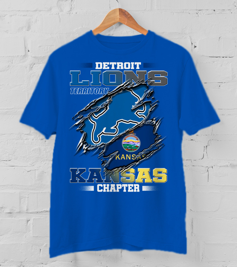 Detroit Lions Territory Kansas Chapter T-Shirt