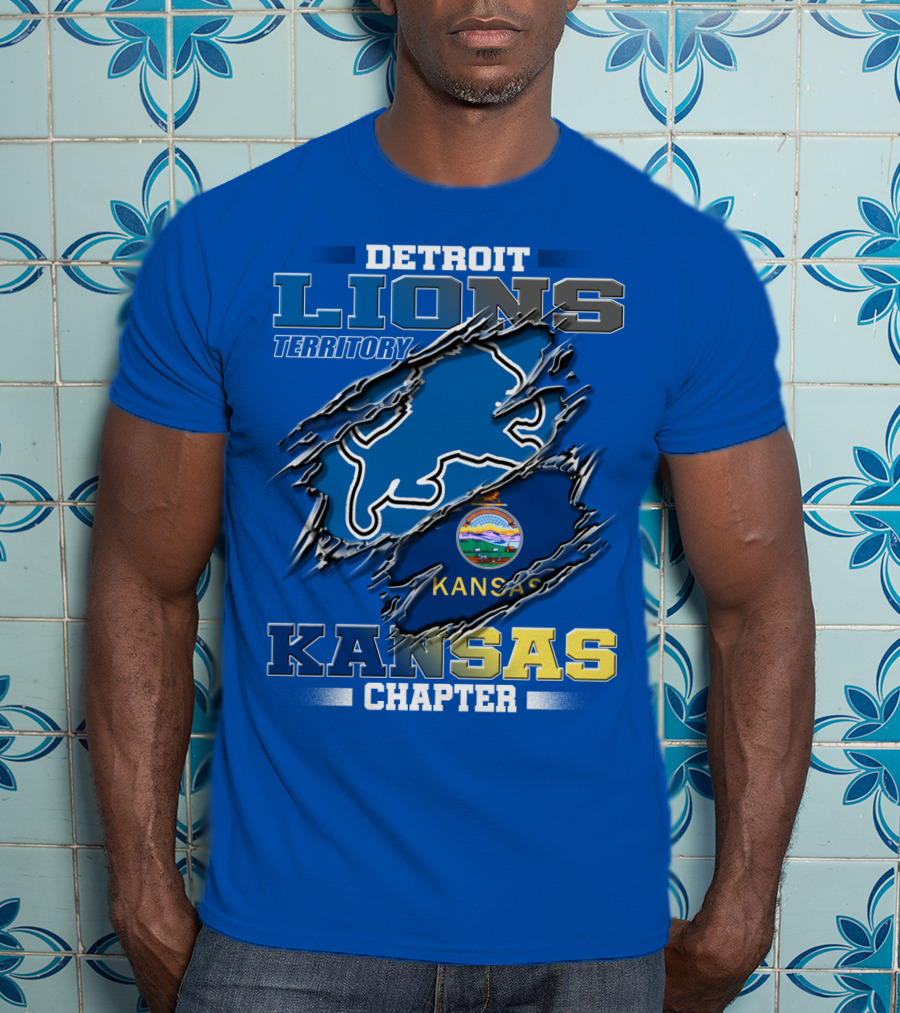 Detroit Lions Territory Kansas Chapter T-Shirt