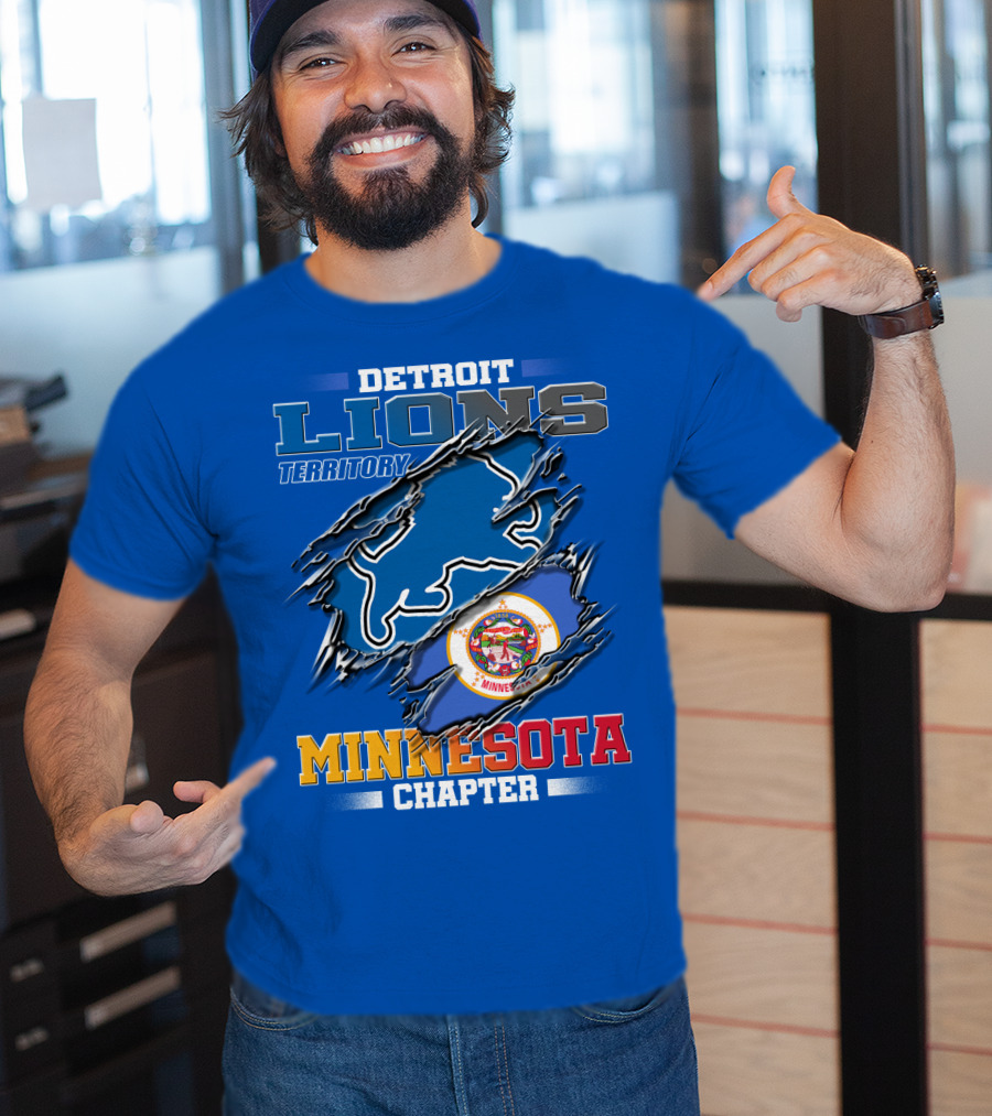 Detroit Lions Territory Minnesota Chapter T-Shirt