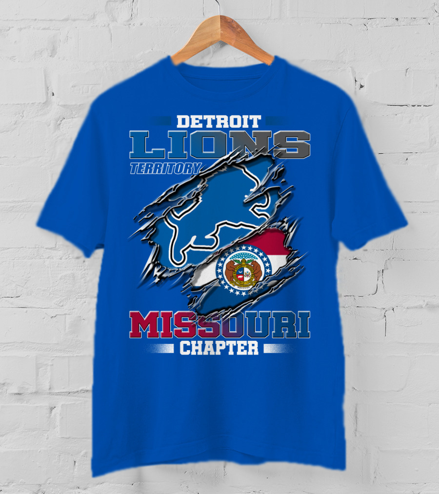 Detroit Lions Territory Missouri Chapter T-Shirt