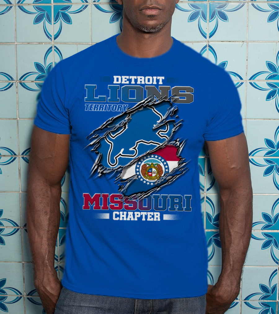 Detroit Lions Territory Missouri Chapter T-Shirt