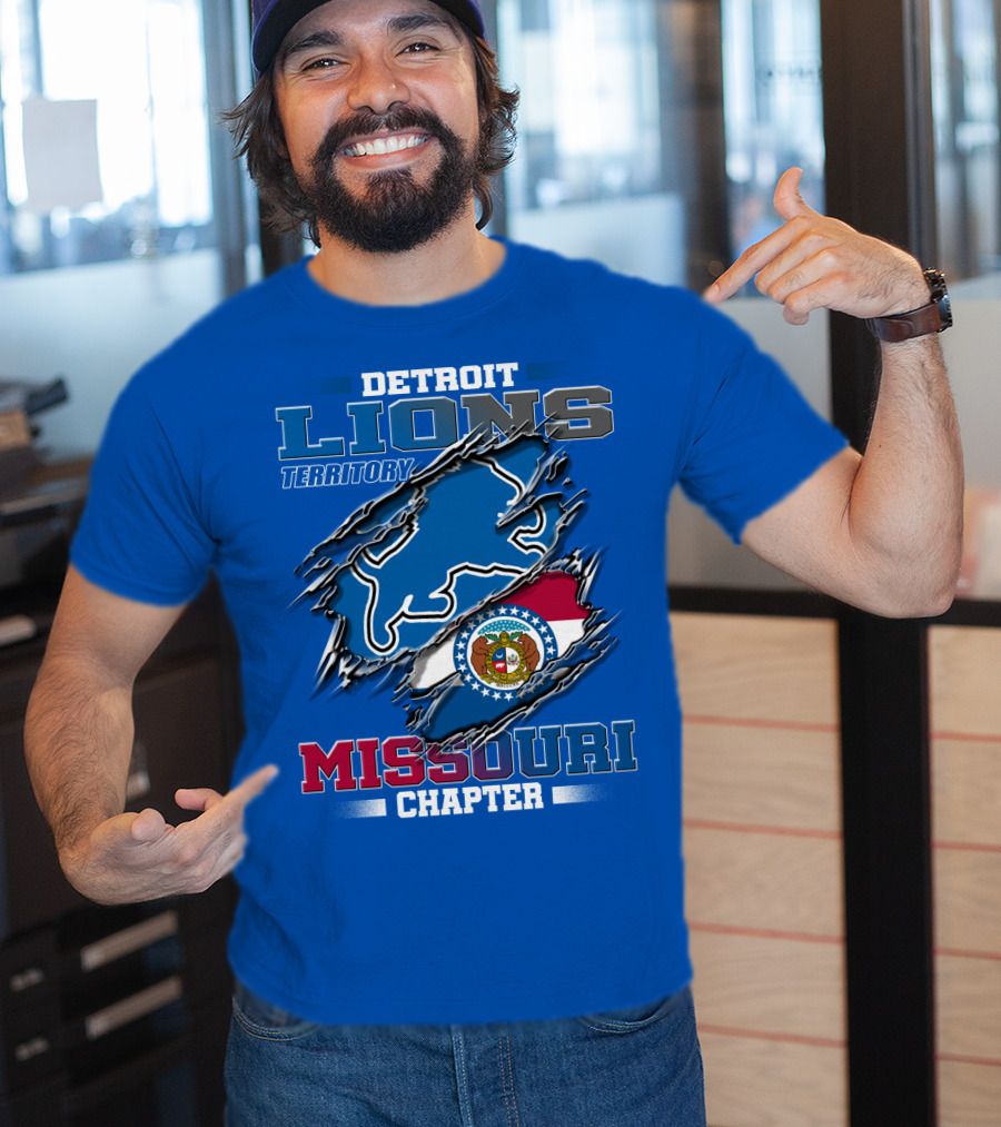 Detroit Lions Territory Missouri Chapter T-Shirt