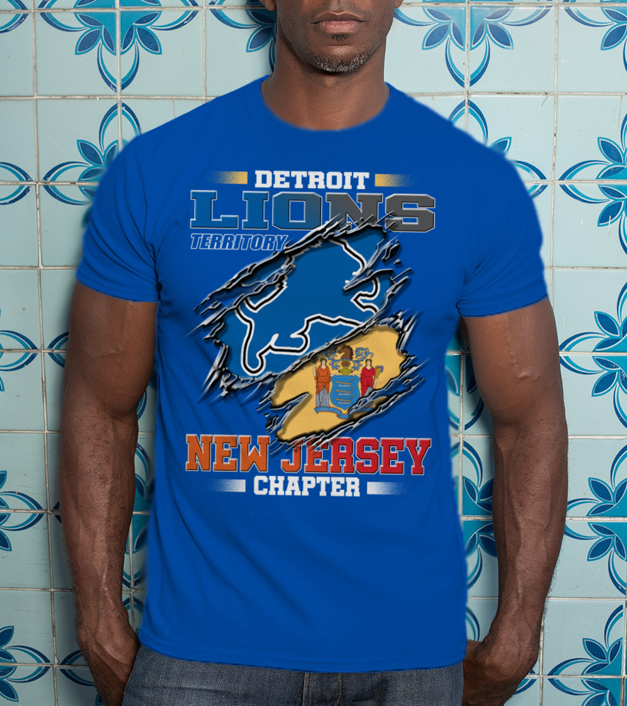 Detroit Lions Territory New Jersey Chapter T-Shirt