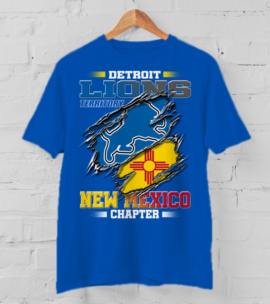 Detroit Lions Territory New Mexico Chapter T-Shirt