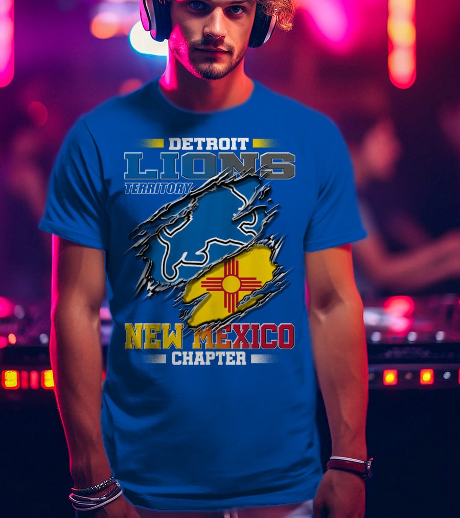 Detroit Lions Territory New Mexico Chapter T-Shirt