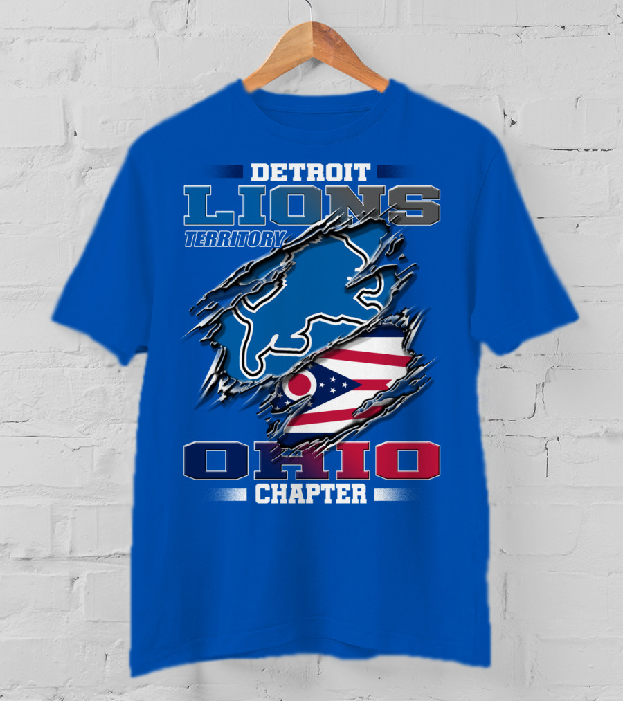 Detroit Lions Territory Ohio Chapter T-Shirt