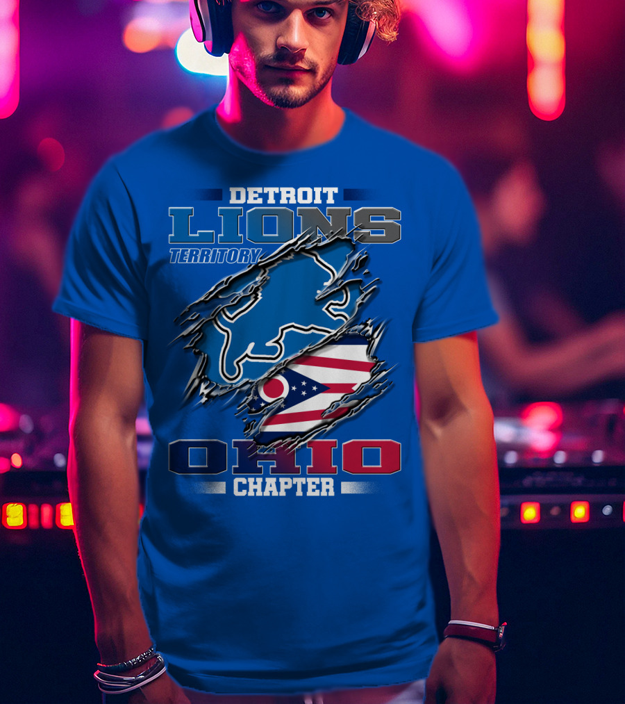 Detroit Lions Territory Ohio Chapter T-Shirt