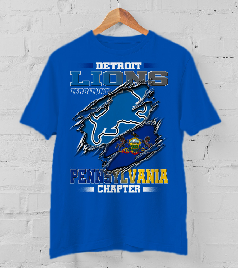 Detroit Lions Territory Pennsylvania Chapter T-Shirt