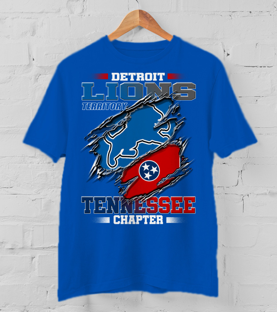 Detroit Lions Territory Tennessee Chapter T-Shirt