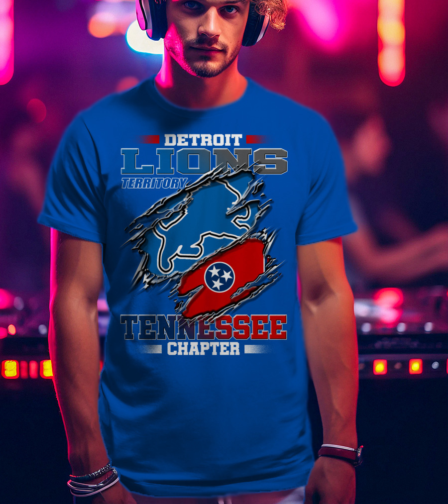 Detroit Lions Territory Tennessee Chapter T-Shirt