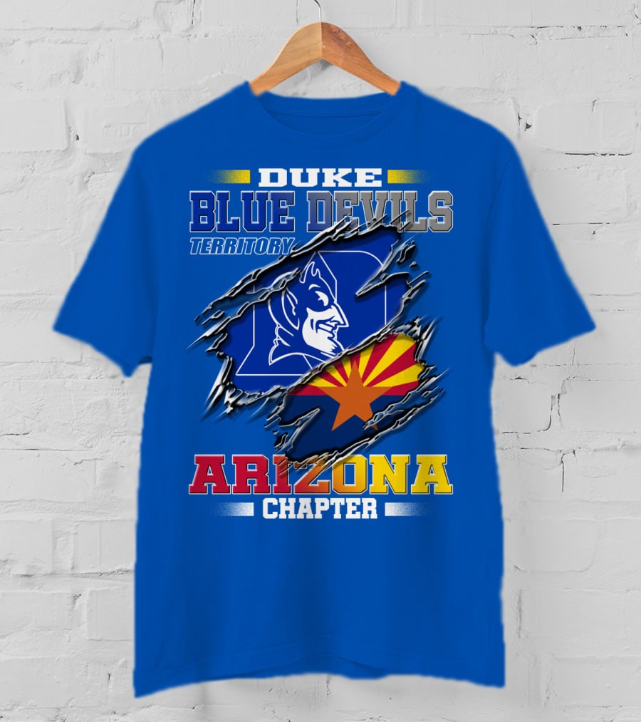 Duke Blue Devils Territory Arizona Chapter T-Shirt