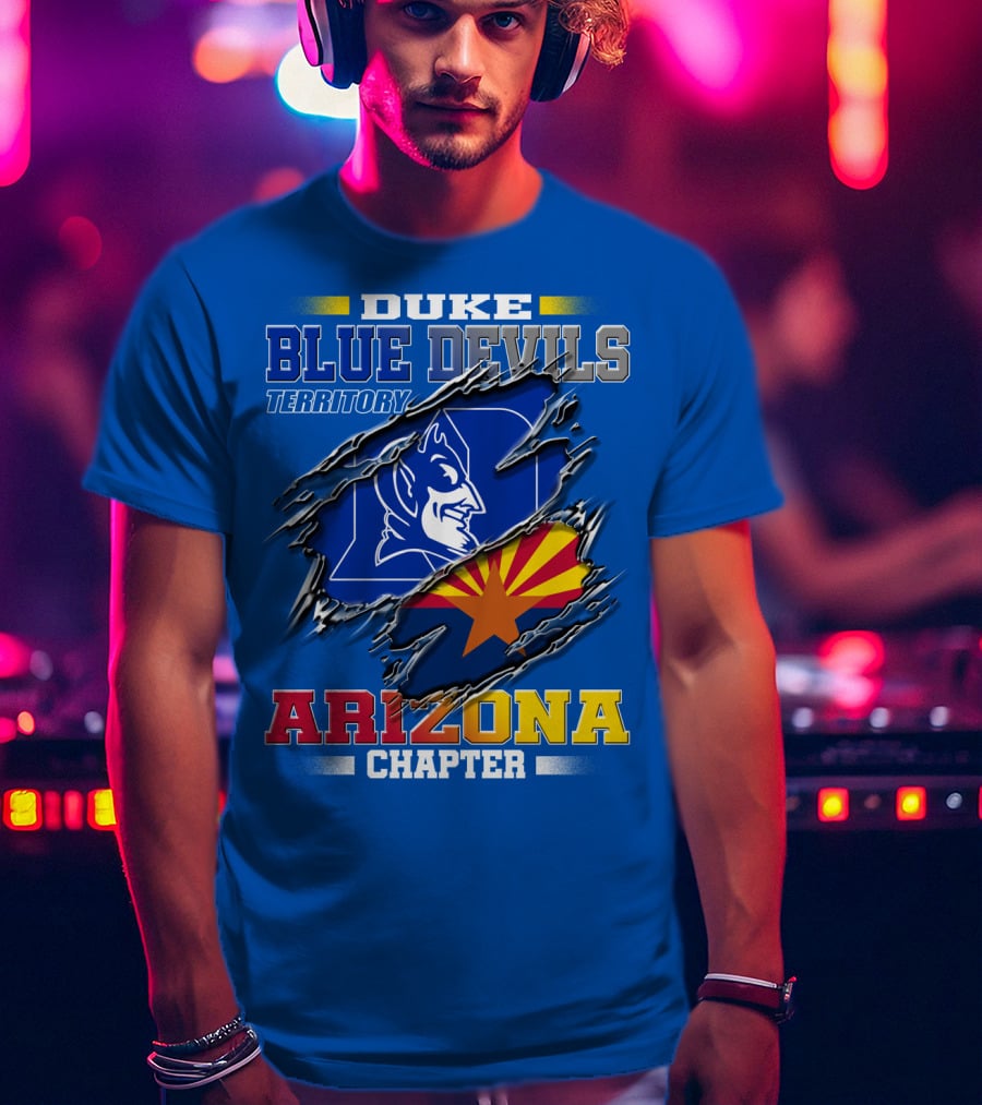 Duke Blue Devils Territory Arizona Chapter T-Shirt