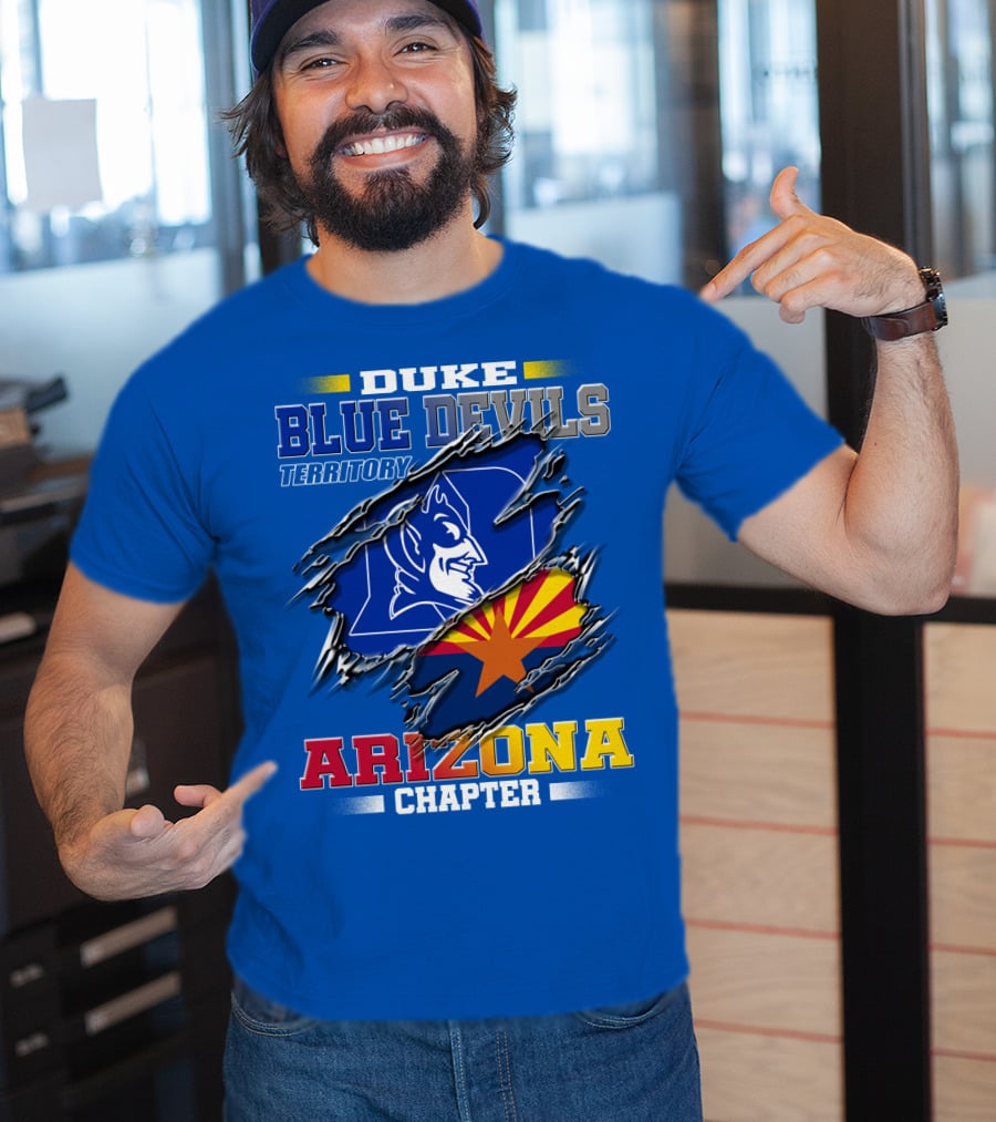 Duke Blue Devils Territory Arizona Chapter T-Shirt