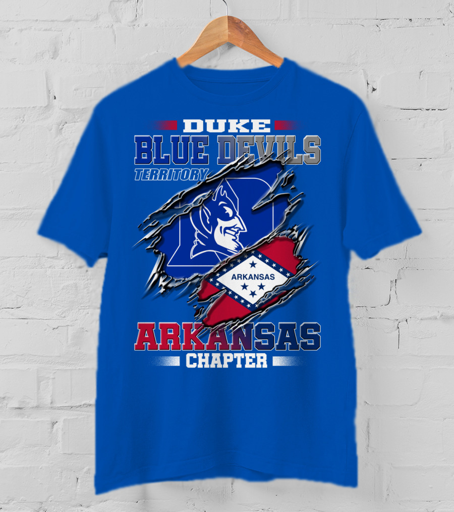 Duke Blue Devils Territory Arkansas Chapter T-Shirt