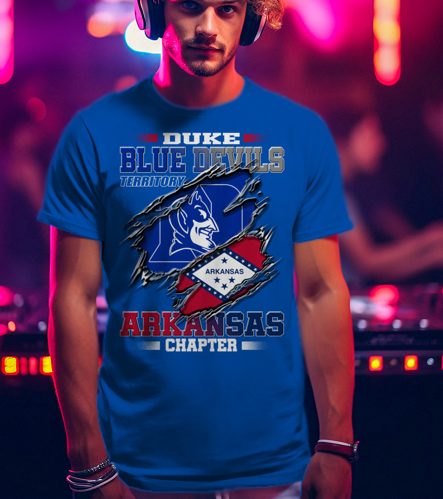 Duke Blue Devils Territory Arkansas Chapter T-Shirt