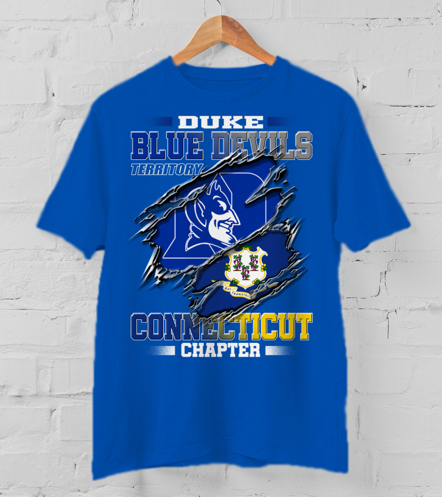 Duke Blue Devils Territory Connecticut Chapter T-Shirt