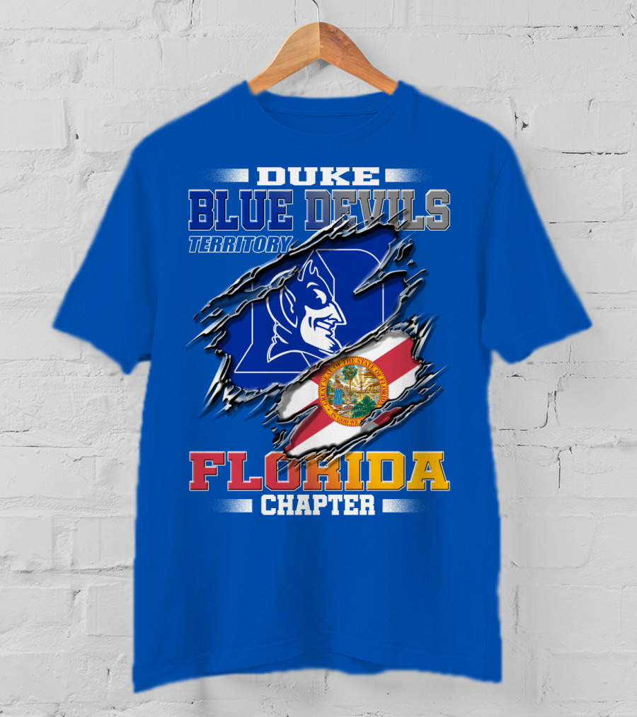 Duke Blue Devils Territory Florida Chapter T-Shirt