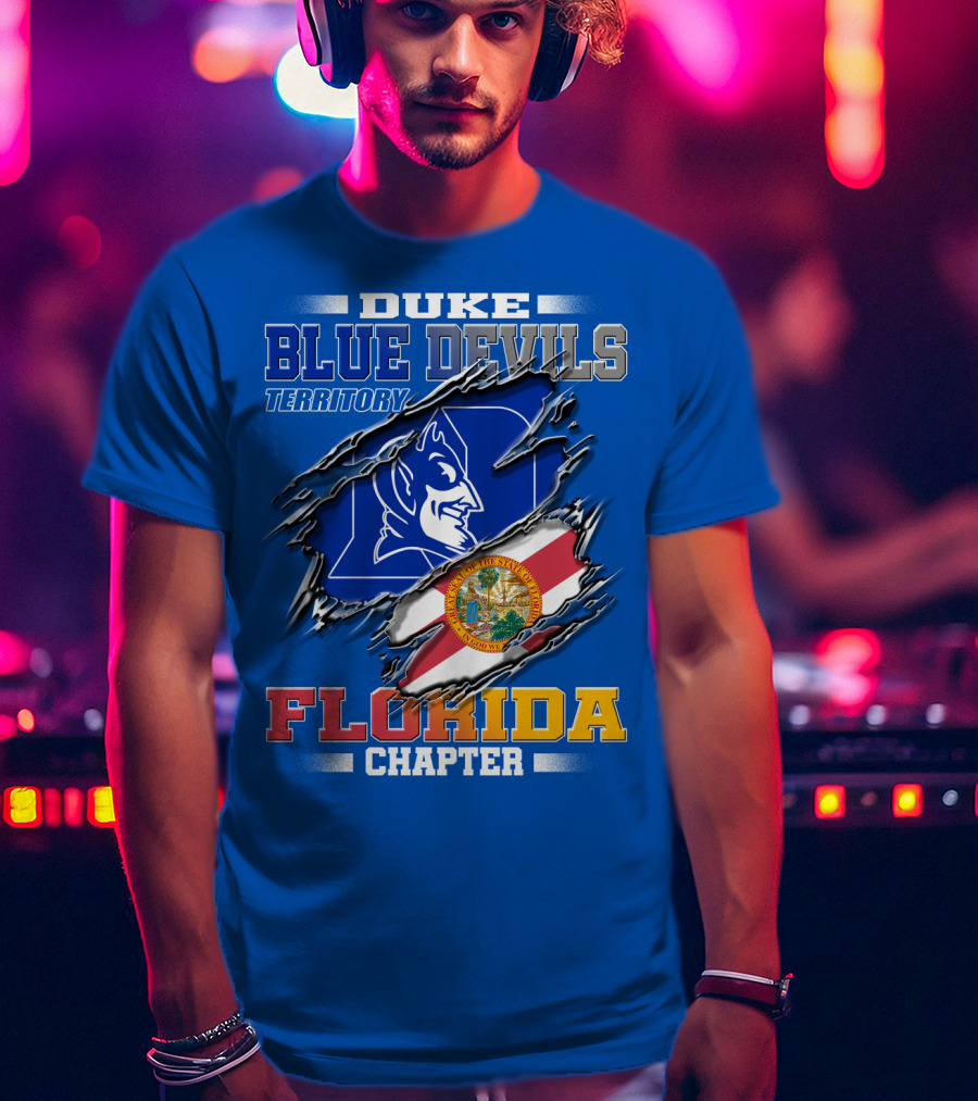 Duke Blue Devils Territory Florida Chapter T-Shirt